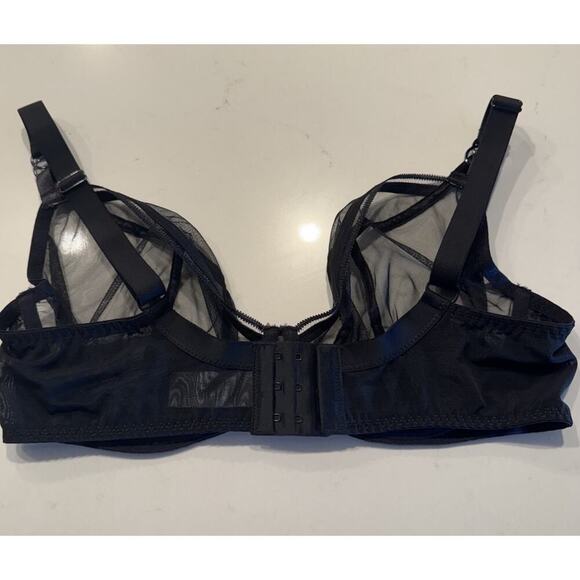 Curvy Kate Bra Women’s Size 38DD Black Underwire Sheer - Picture 2 of 9